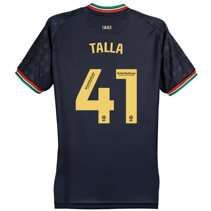 Mujer Fútbol Camiseta Lorent Talla #41 Azul Marino Oscuro 2ª Equipación 2024/25 Argentina