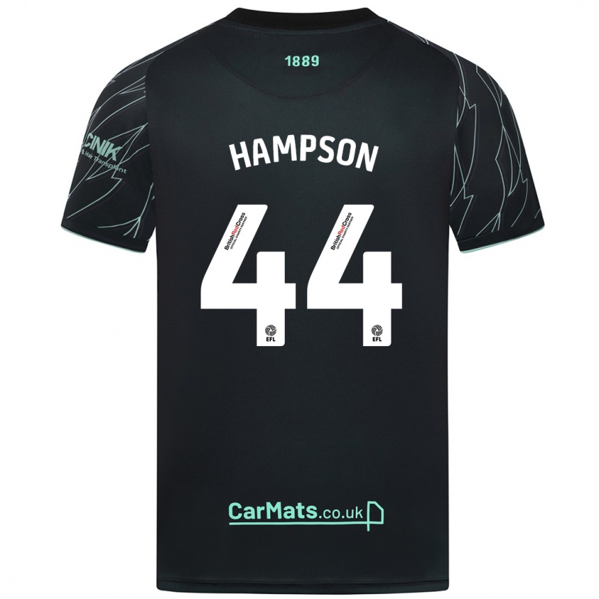 Mujer Fútbol Camiseta Owen Hampson #44 Negro Verde 2ª Equipación 2024/25 Argentina