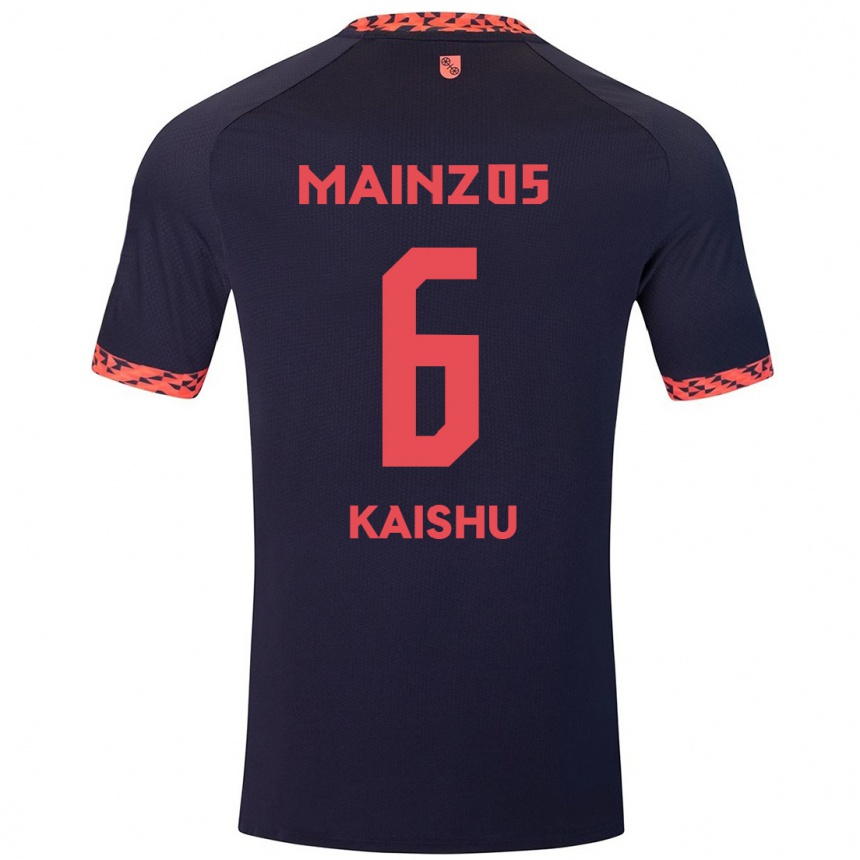 Mujer Fútbol Camiseta Kaishu Sano #6 Azul Coral Rojo 2ª Equipación 2024/25 Argentina