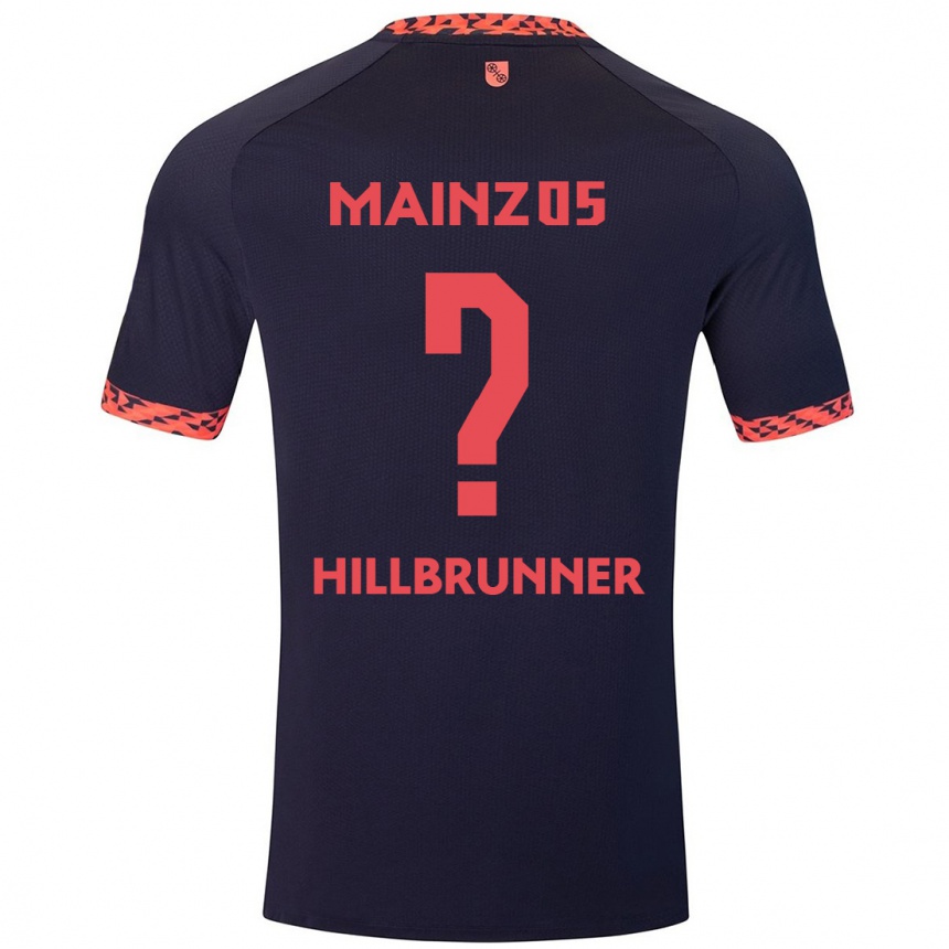 Mujer Fútbol Camiseta Fynn Hillbrunner #0 Azul Coral Rojo 2ª Equipación 2024/25 Argentina