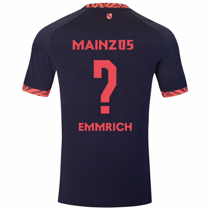 Mujer Fútbol Camiseta Robin Emmrich #0 Azul Coral Rojo 2ª Equipación 2024/25 Argentina