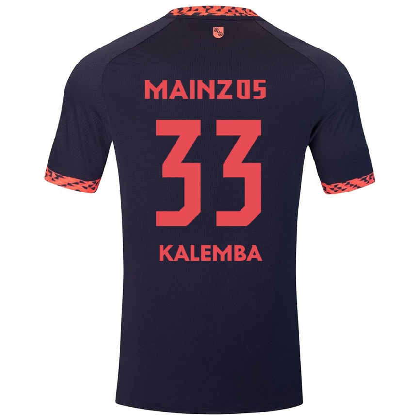 Mujer Fútbol Camiseta Marcel Kalemba #33 Azul Coral Rojo 2ª Equipación 2024/25 Argentina