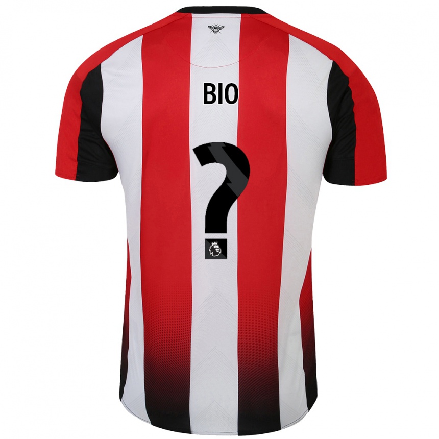 Niño Fútbol Camiseta Samuel Bio #0 Rojo Blanco 1ª Equipación 2024/25 Argentina