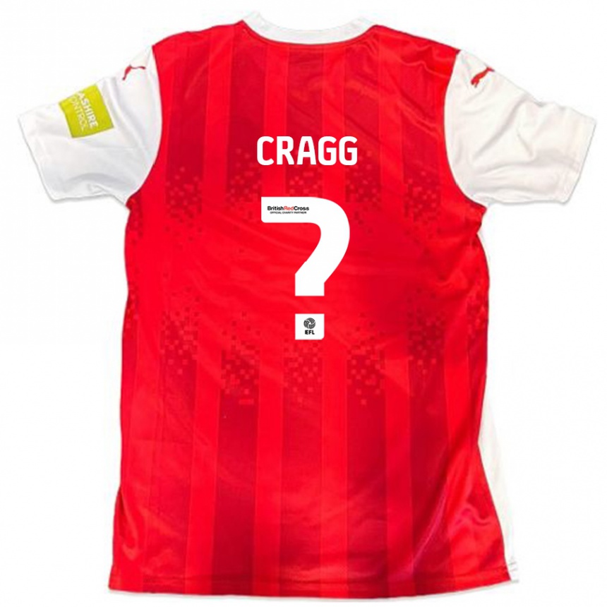 Niño Fútbol Camiseta Rio Cragg #0 Rojo Blanco 1ª Equipación 2024/25 Argentina