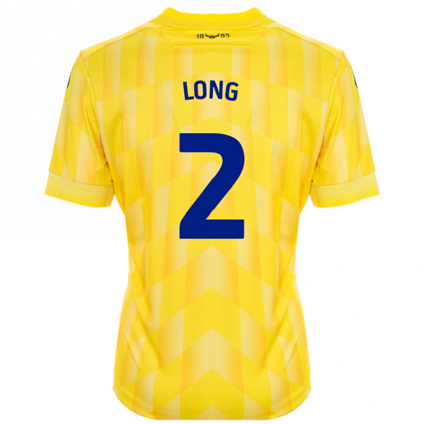 Niño Fútbol Camiseta Sam Long #2 Amarillo 1ª Equipación 2024/25 Argentina