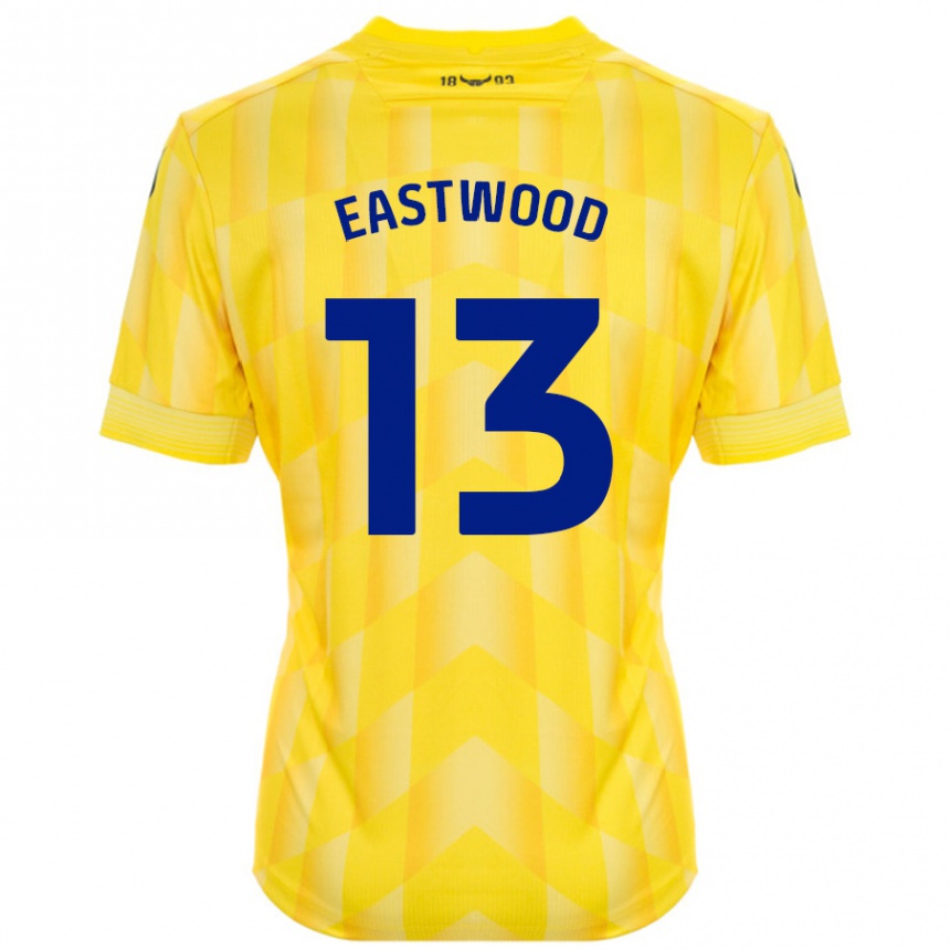 Niño Fútbol Camiseta Simon Eastwood #13 Amarillo 1ª Equipación 2024/25 Argentina