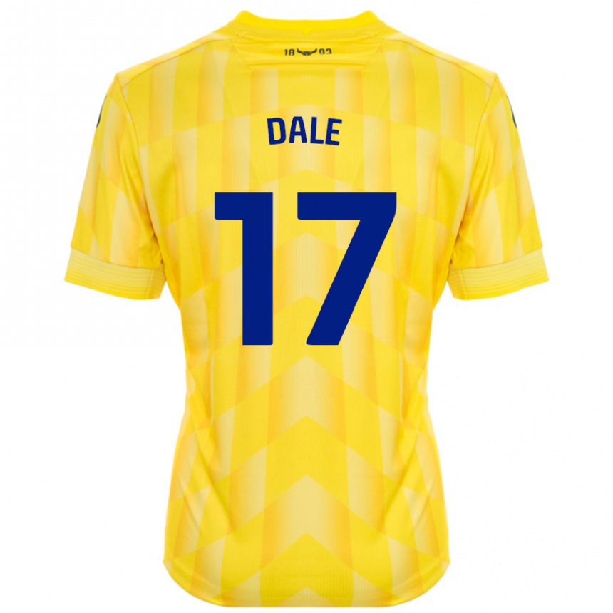 Niño Fútbol Camiseta Owen Dale #17 Amarillo 1ª Equipación 2024/25 Argentina