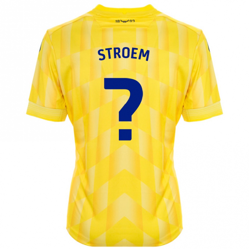 Niño Fútbol Camiseta Lena Stroem #0 Amarillo 1ª Equipación 2024/25 Argentina