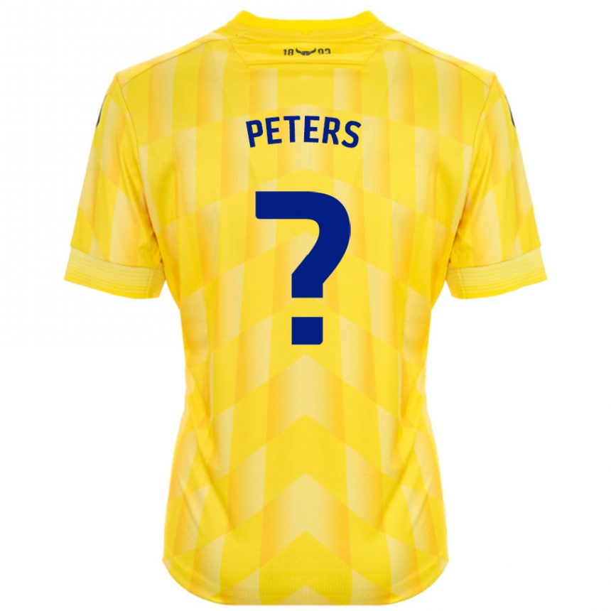 Niño Fútbol Camiseta Molly Peters #0 Amarillo 1ª Equipación 2024/25 Argentina