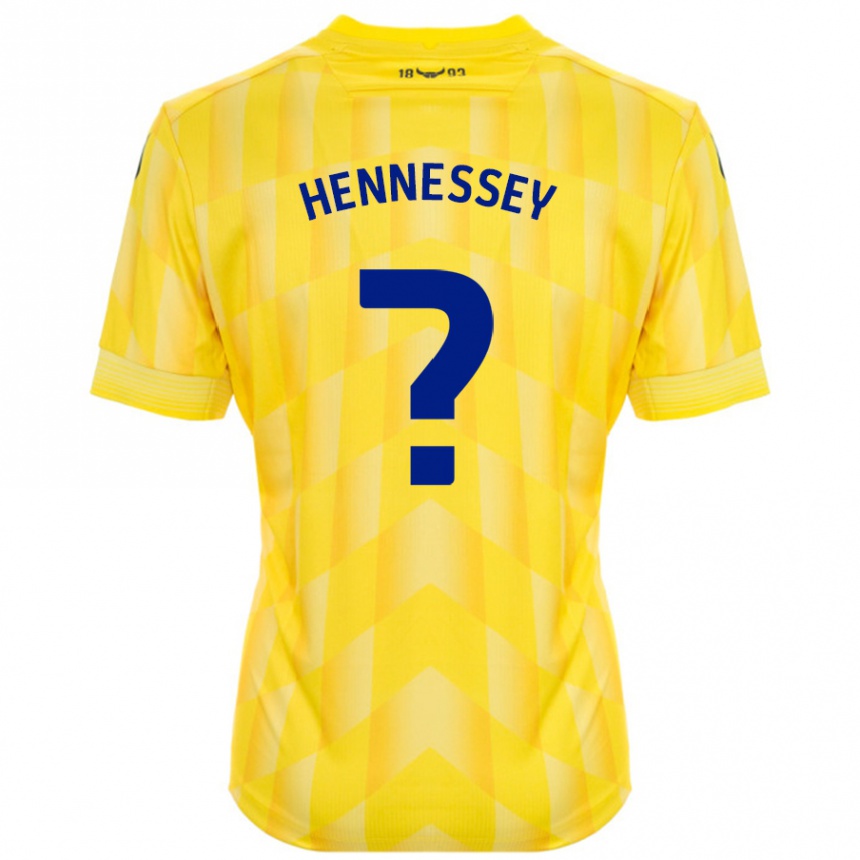 Niño Fútbol Camiseta Laura Hennessey #0 Amarillo 1ª Equipación 2024/25 Argentina