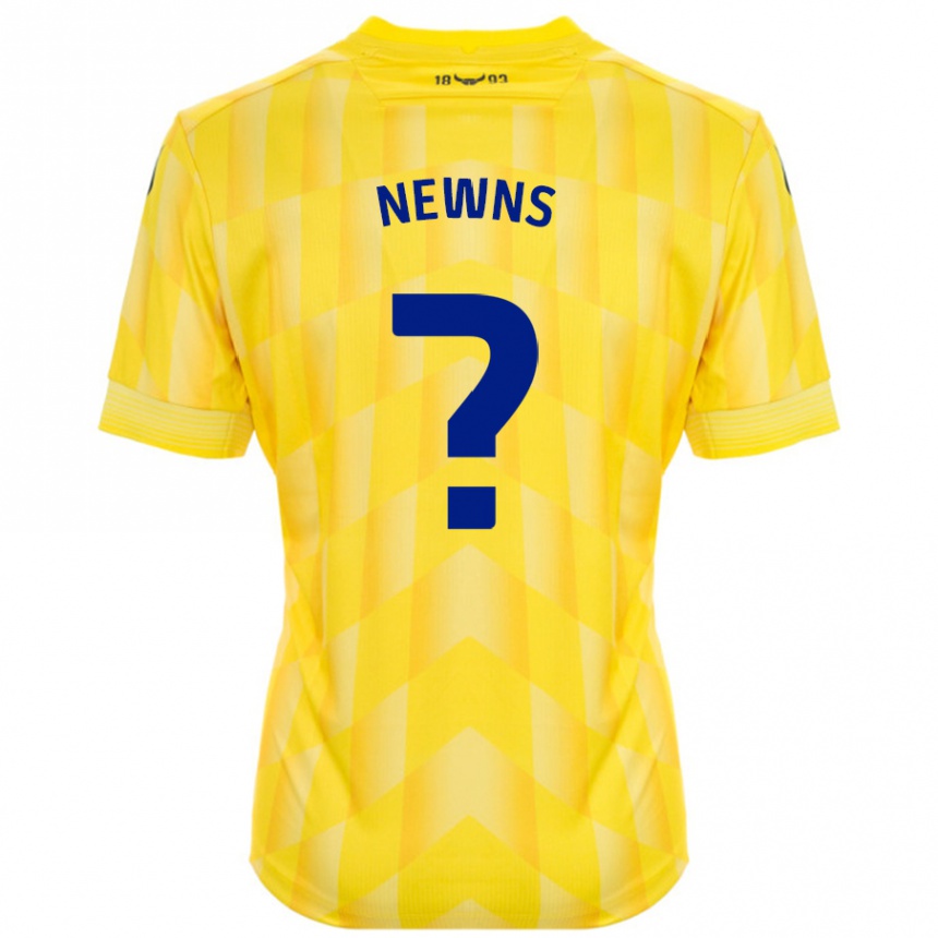 Niño Fútbol Camiseta Issy Newns #0 Amarillo 1ª Equipación 2024/25 Argentina