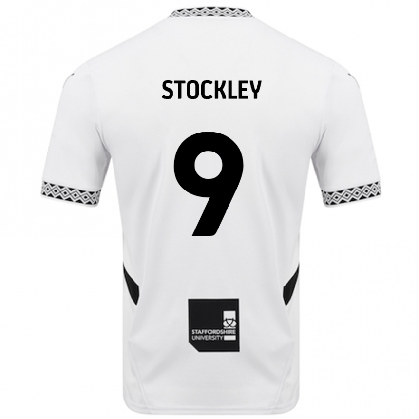 Niño Fútbol Camiseta Jayden Stockley #9 Blanco 1ª Equipación 2024/25 Argentina