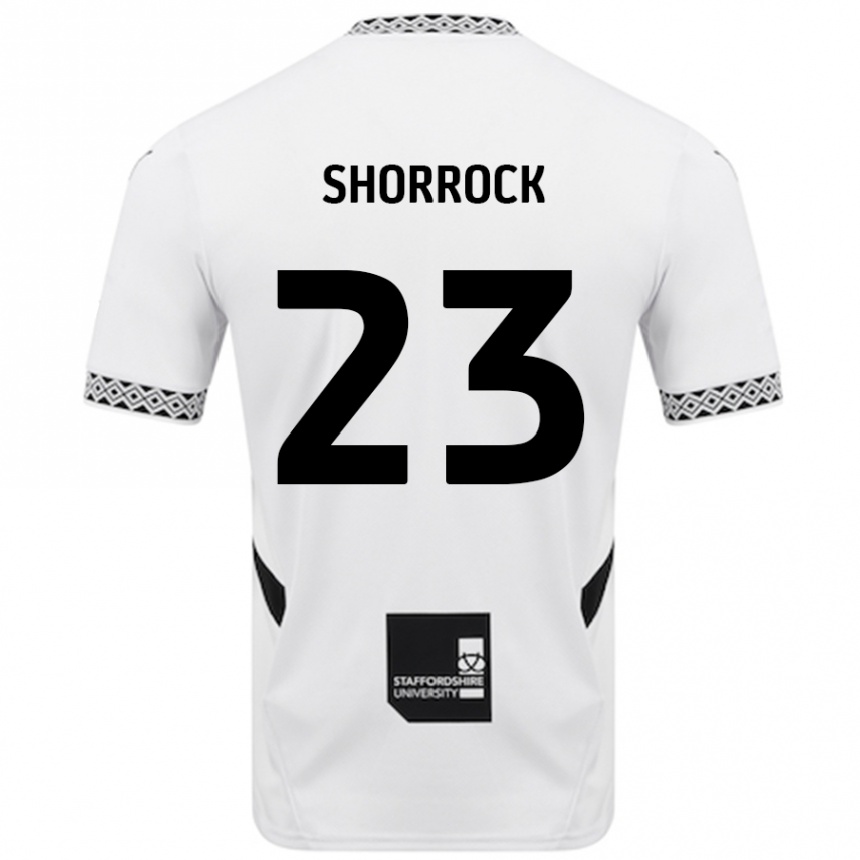 Niño Fútbol Camiseta Jack Shorrock #23 Blanco 1ª Equipación 2024/25 Argentina