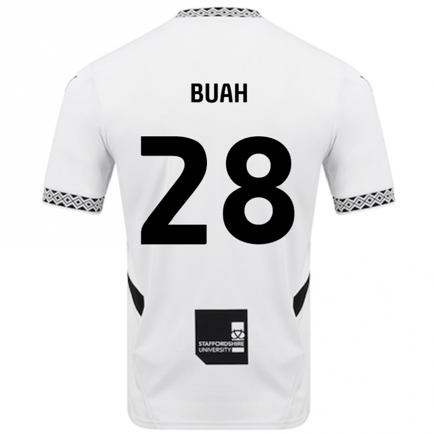 Niño Fútbol Camiseta Andrew Buah #28 Blanco 1ª Equipación 2024/25 Argentina