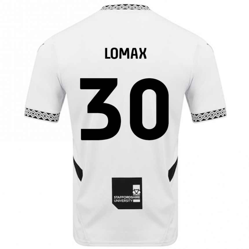 Niño Fútbol Camiseta Ben Lomax #30 Blanco 1ª Equipación 2024/25 Argentina