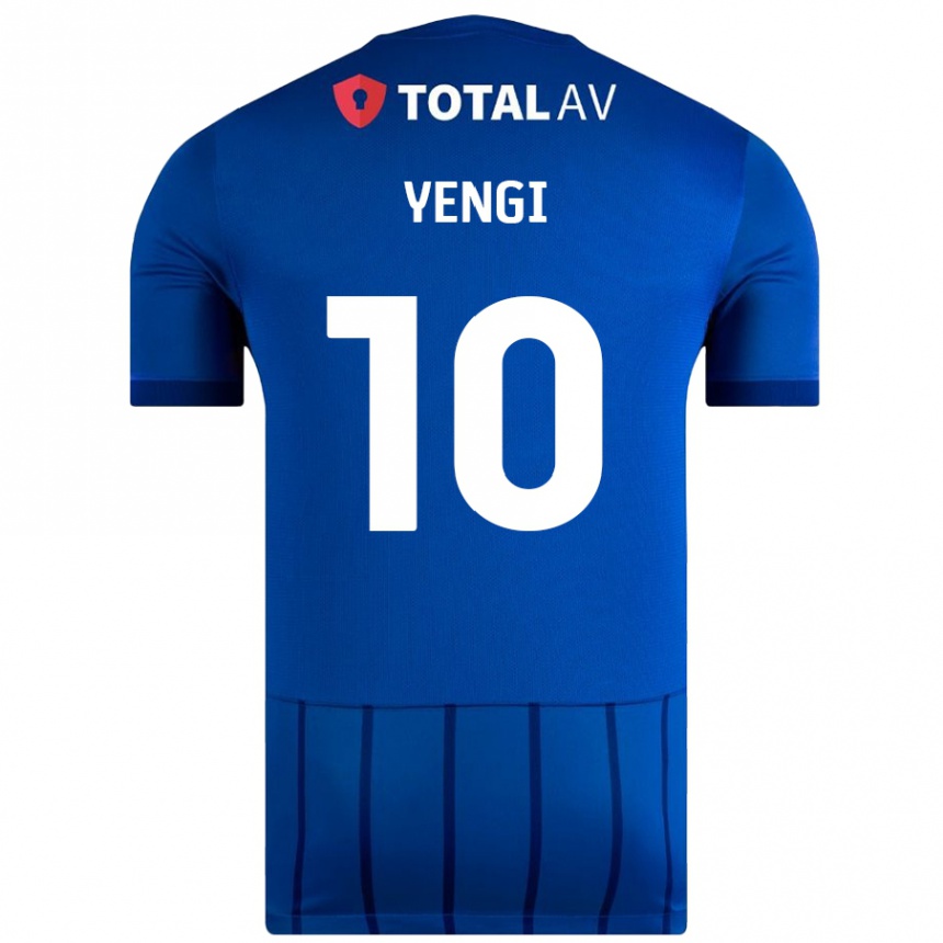 Niño Fútbol Camiseta Kusini Yengi #10 Azul 1ª Equipación 2024/25 Argentina