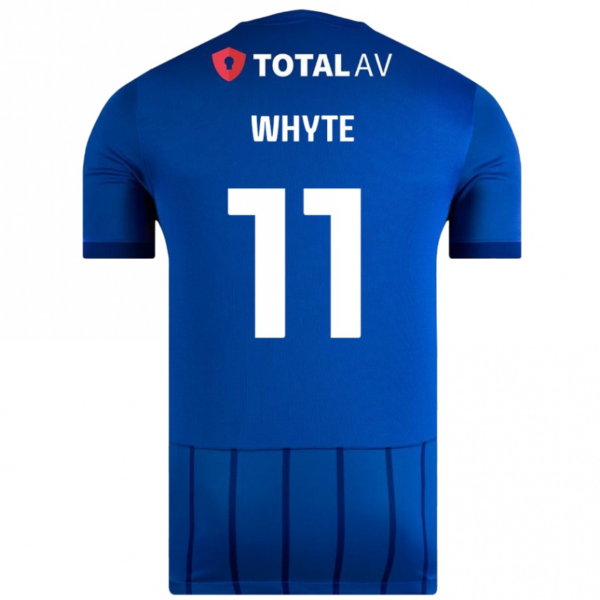 Niño Fútbol Camiseta Gavin Whyte #11 Azul 1ª Equipación 2024/25 Argentina