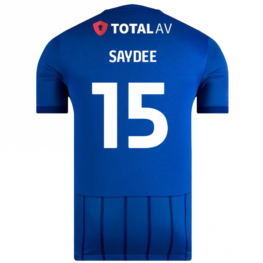 Niño Fútbol Camiseta Christian Saydee #15 Azul 1ª Equipación 2024/25 Argentina