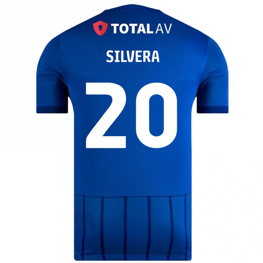 Niño Fútbol Camiseta Sam Silvera #20 Azul 1ª Equipación 2024/25 Argentina