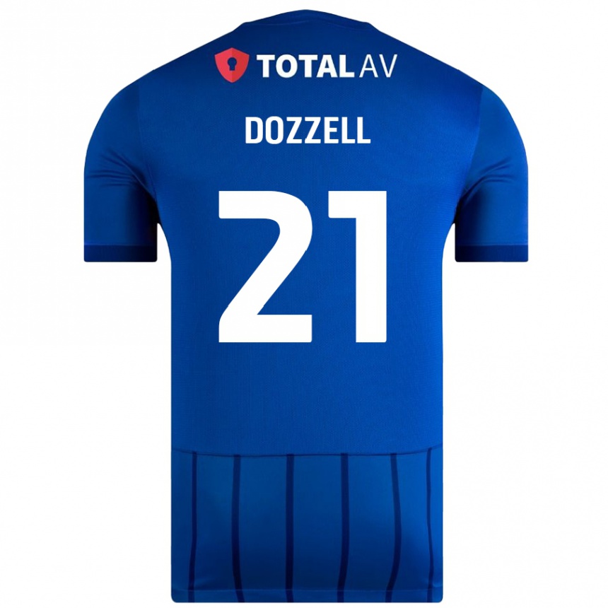 Niño Fútbol Camiseta Andre Dozzell #21 Azul 1ª Equipación 2024/25 Argentina