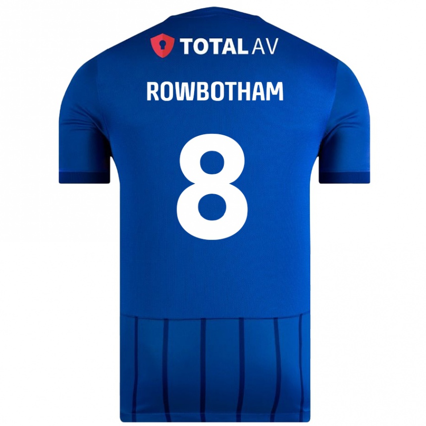 Niño Fútbol Camiseta Ava Rowbotham #8 Azul 1ª Equipación 2024/25 Argentina