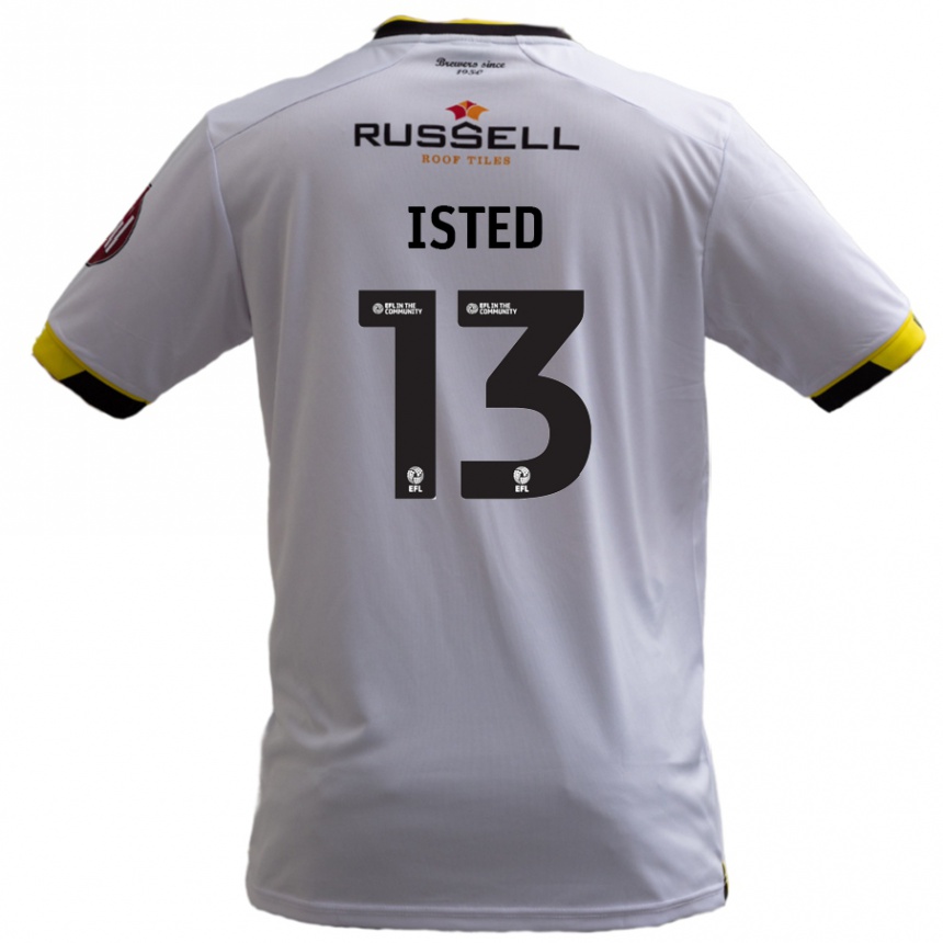 Niño Fútbol Camiseta Harry Isted #13 Blanco 2ª Equipación 2024/25 Argentina