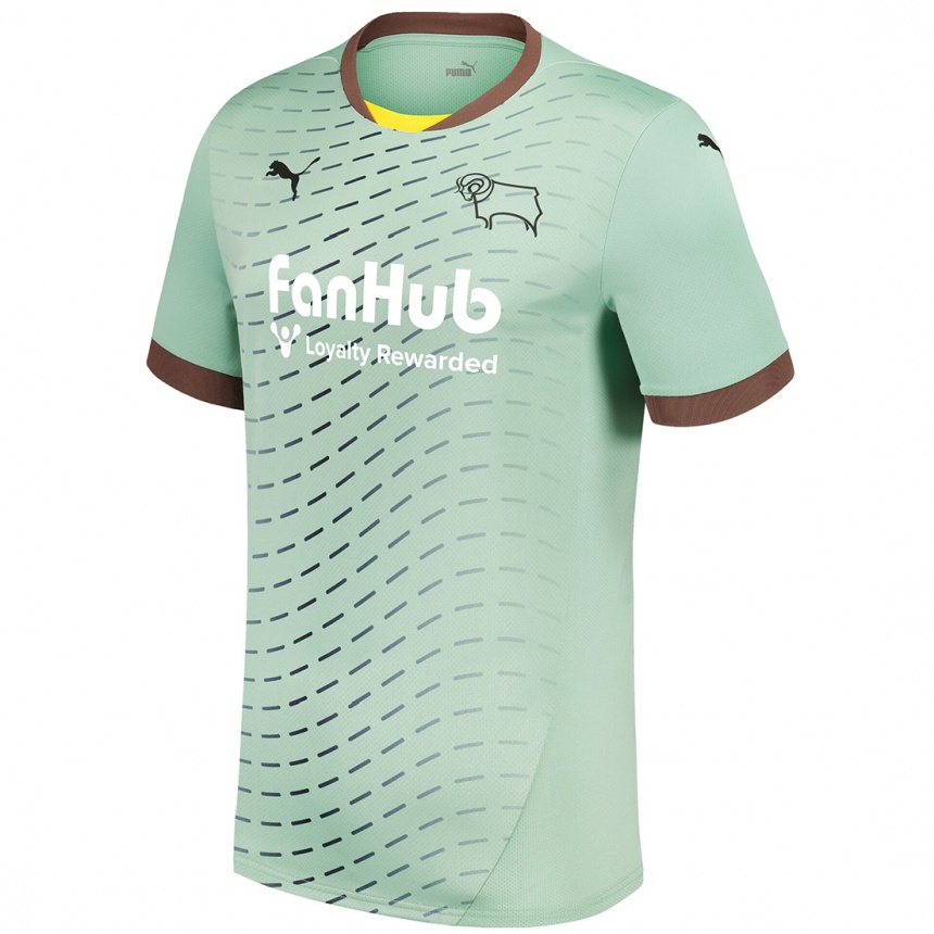 Niño Fútbol Camiseta Ben Osborn #8 Verde Pálido 2ª Equipación 2024/25 Argentina