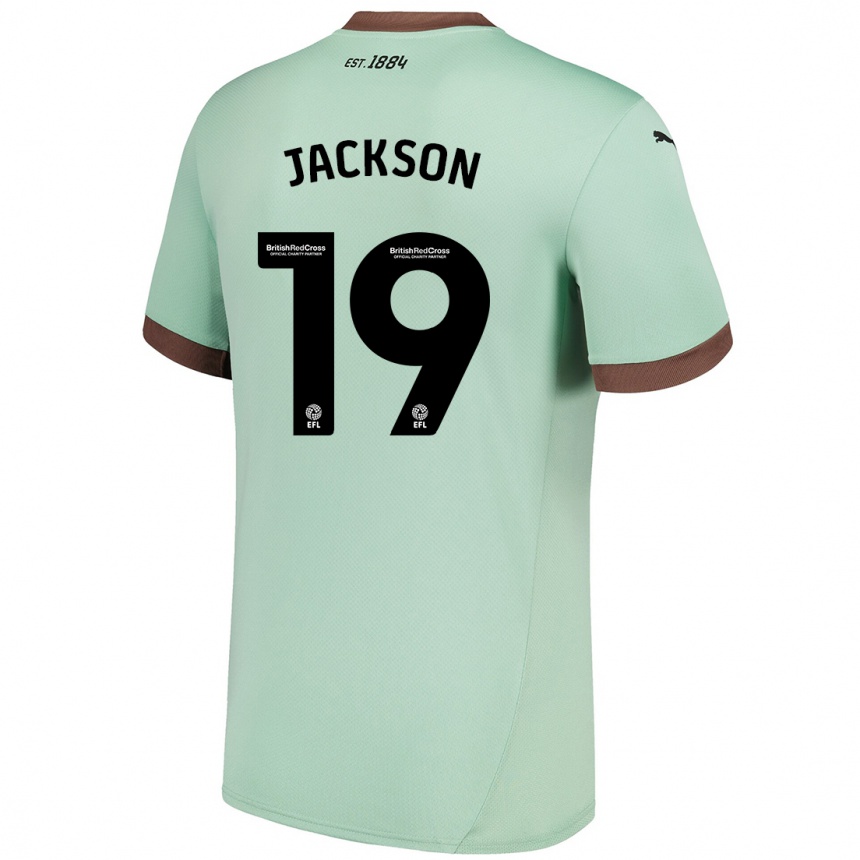 Niño Fútbol Camiseta Kayden Jackson #19 Verde Pálido 2ª Equipación 2024/25 Argentina