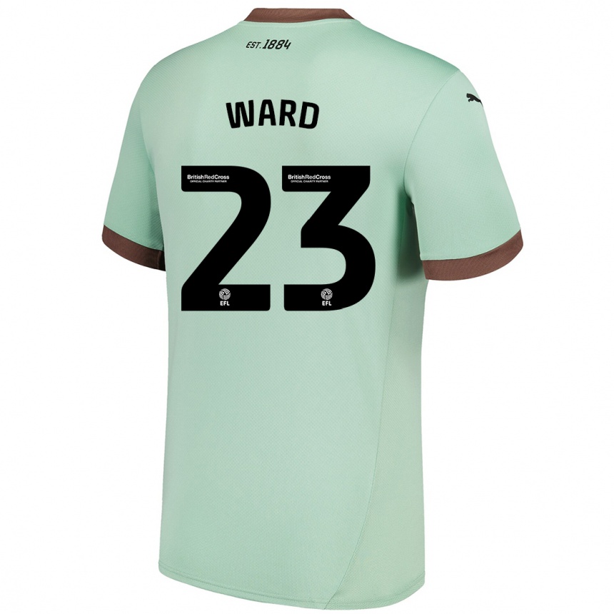 Niño Fútbol Camiseta Joe Ward #23 Verde Pálido 2ª Equipación 2024/25 Argentina