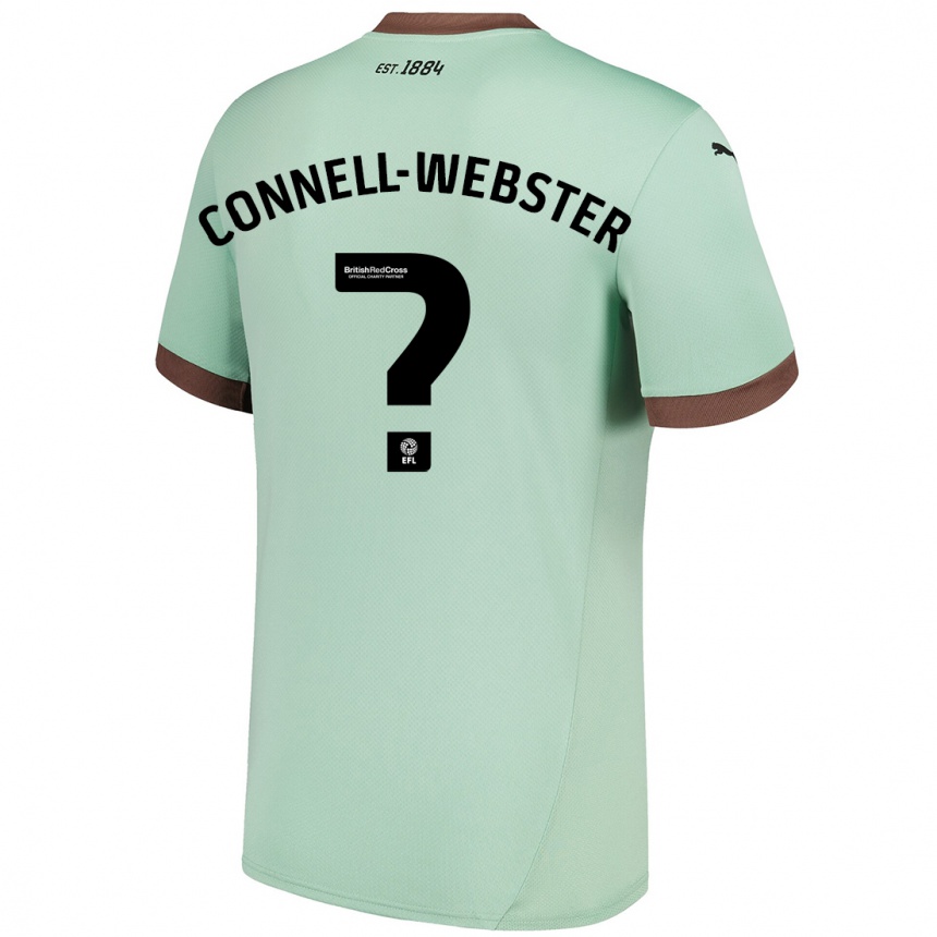 Niño Fútbol Camiseta Braidy Connell-Webster #0 Verde Pálido 2ª Equipación 2024/25 Argentina