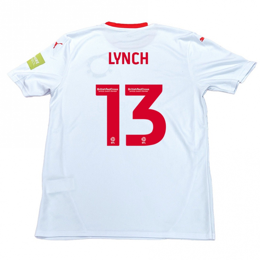 Niño Fútbol Camiseta Jay Lynch #13 Blanco 2ª Equipación 2024/25 Argentina