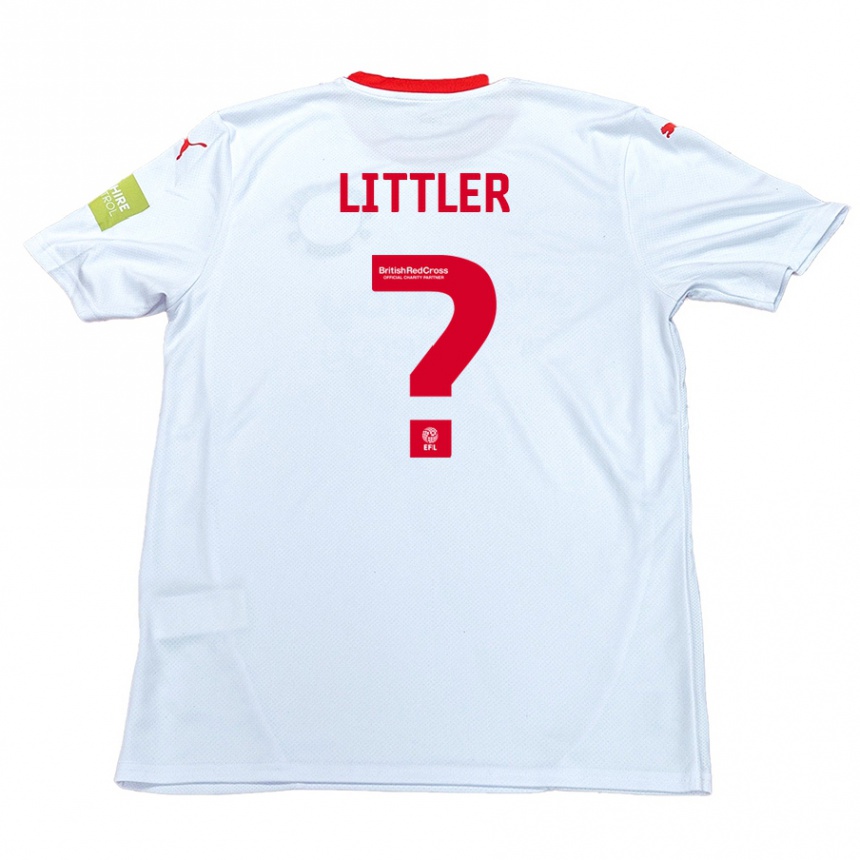 Niño Fútbol Camiseta Zack Littler #0 Blanco 2ª Equipación 2024/25 Argentina