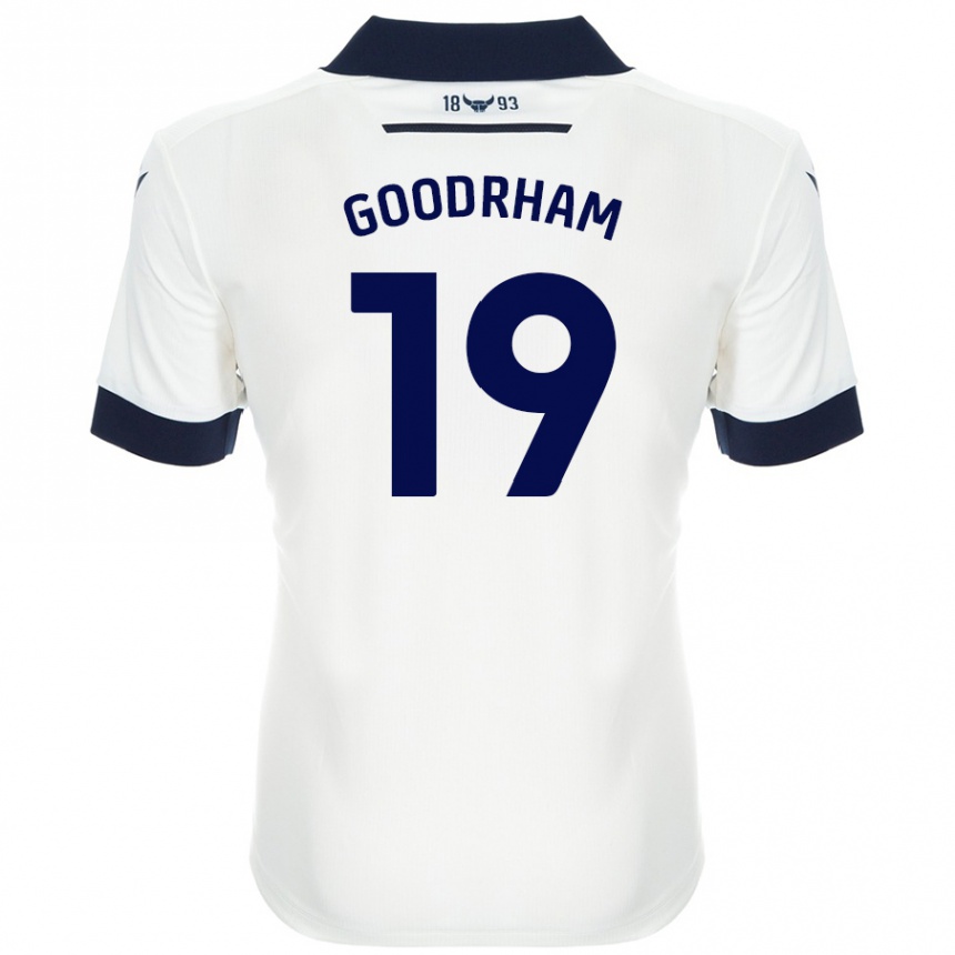 Niño Fútbol Camiseta Tyler Goodrham #19 Blanco Azul Marino 2ª Equipación 2024/25 Argentina