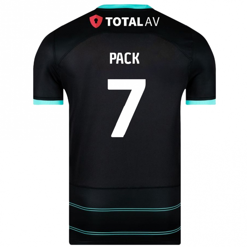 Niño Fútbol Camiseta Marlon Pack #7 Negro 2ª Equipación 2024/25 Argentina