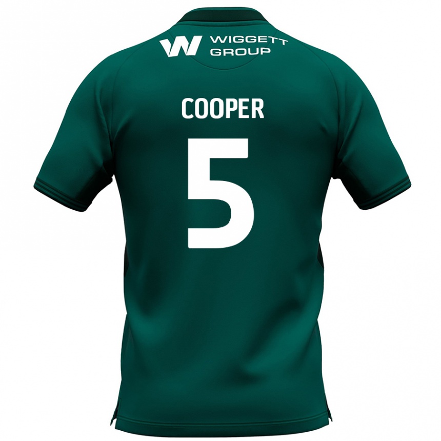 Niño Fútbol Camiseta Jake Cooper #5 Verde 2ª Equipación 2024/25 Argentina