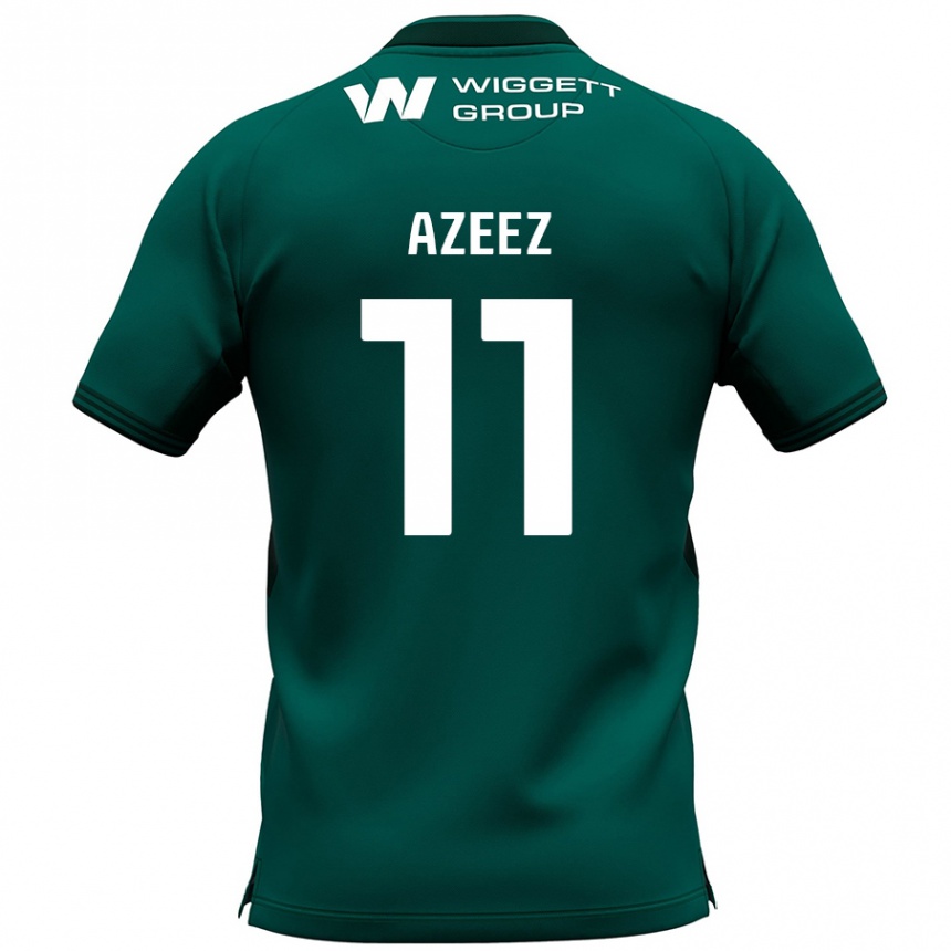 Niño Fútbol Camiseta Femi Azeez #11 Verde 2ª Equipación 2024/25 Argentina