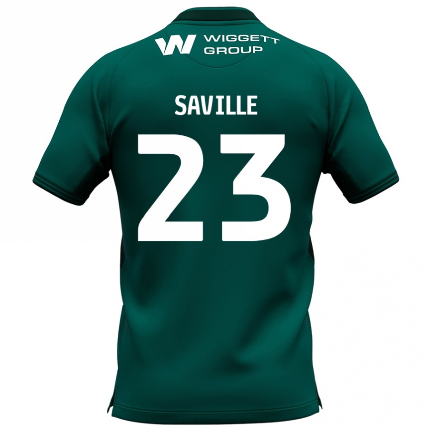 Niño Fútbol Camiseta George Saville #23 Verde 2ª Equipación 2024/25 Argentina