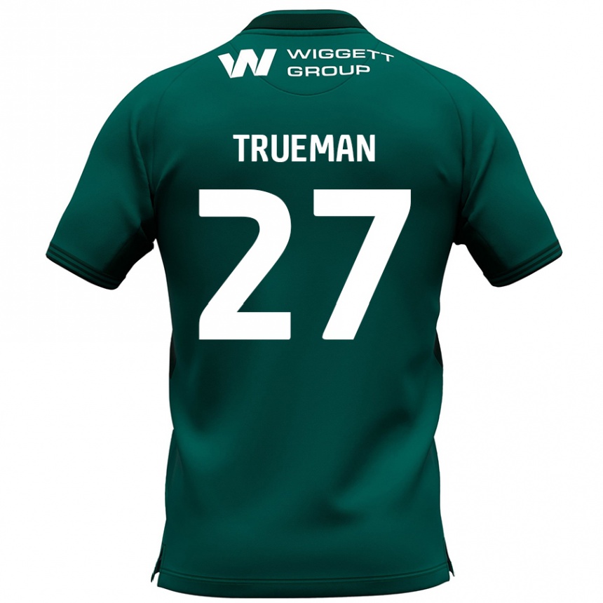 Niño Fútbol Camiseta Connal Trueman #27 Verde 2ª Equipación 2024/25 Argentina