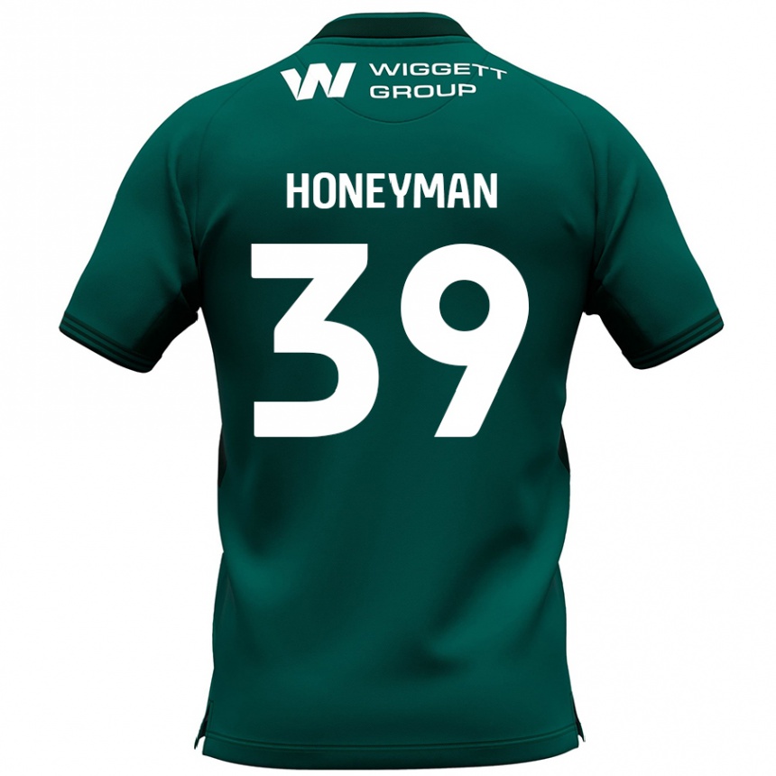 Niño Fútbol Camiseta George Honeyman #39 Verde 2ª Equipación 2024/25 Argentina