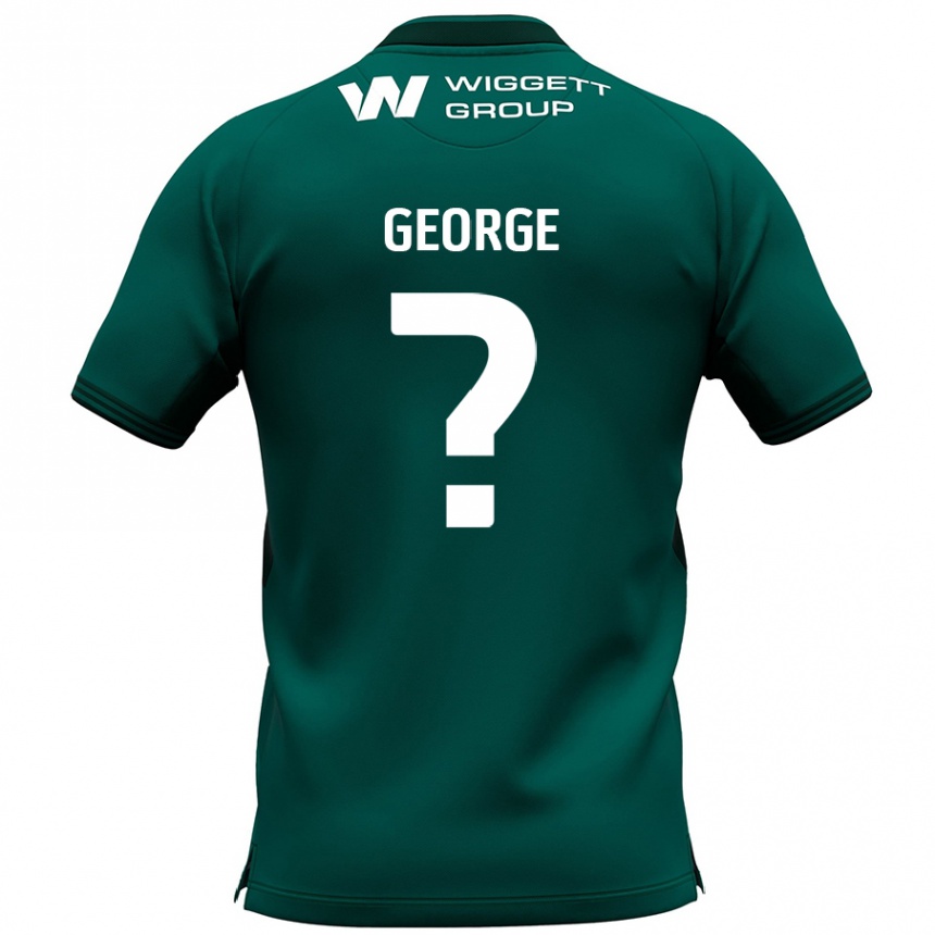 Niño Fútbol Camiseta George Evans #0 Verde 2ª Equipación 2024/25 Argentina