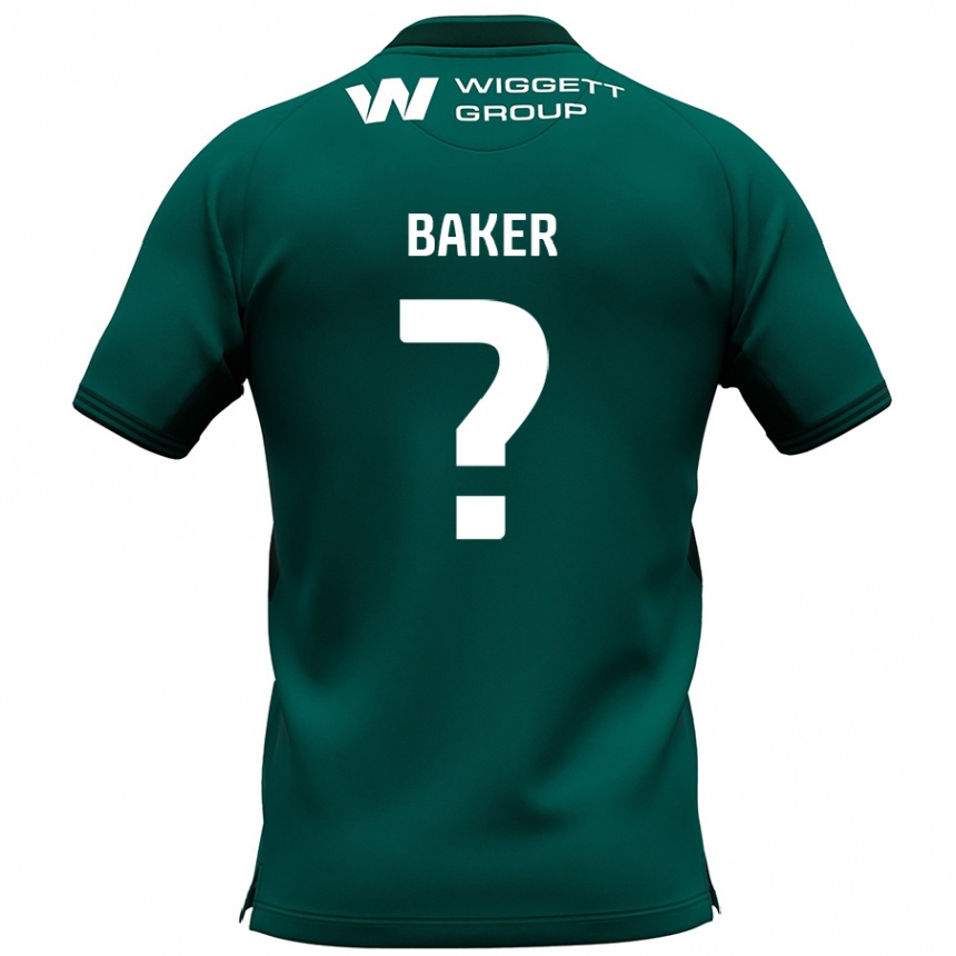 Niño Fútbol Camiseta Frankie Baker #0 Verde 2ª Equipación 2024/25 Argentina