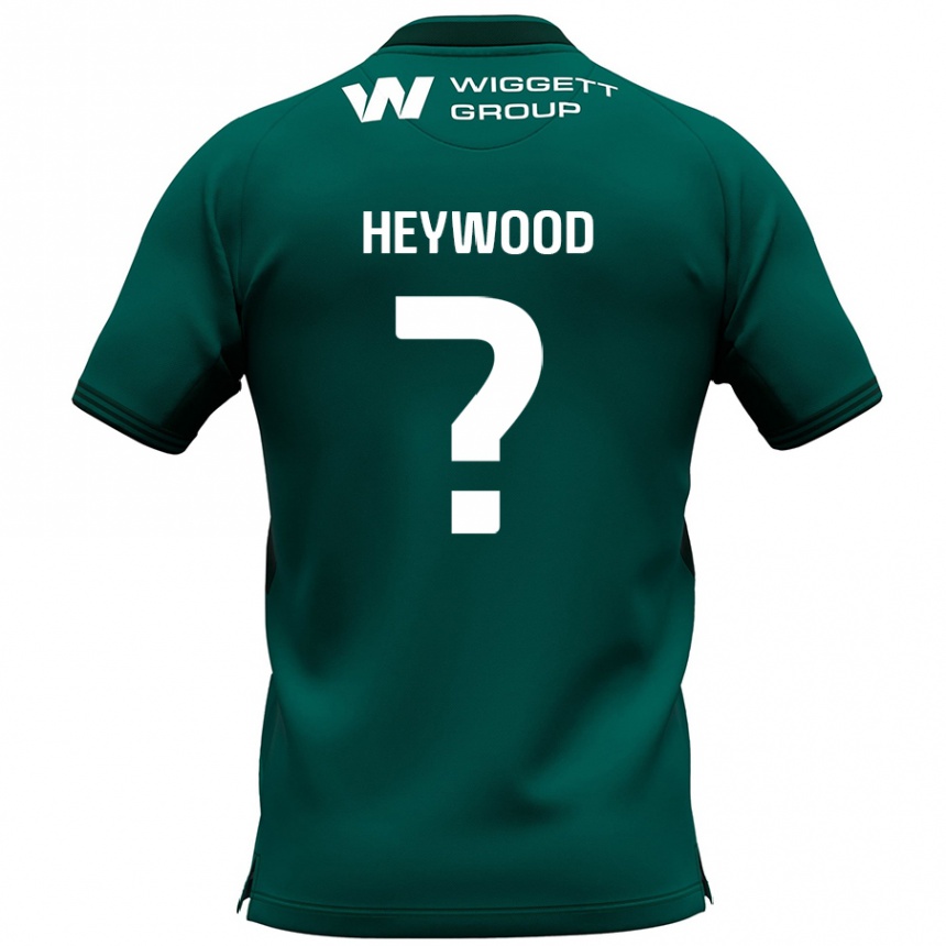 Niño Fútbol Camiseta Kavalli Heywood #0 Verde 2ª Equipación 2024/25 Argentina