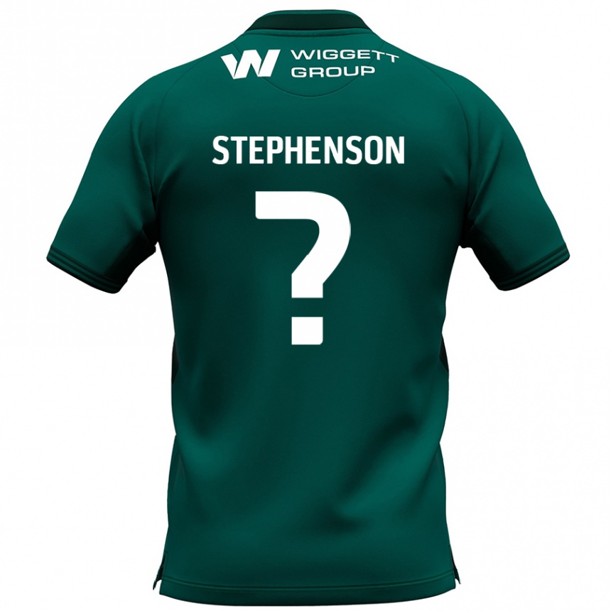 Niño Fútbol Camiseta Joshua Stephenson #0 Verde 2ª Equipación 2024/25 Argentina