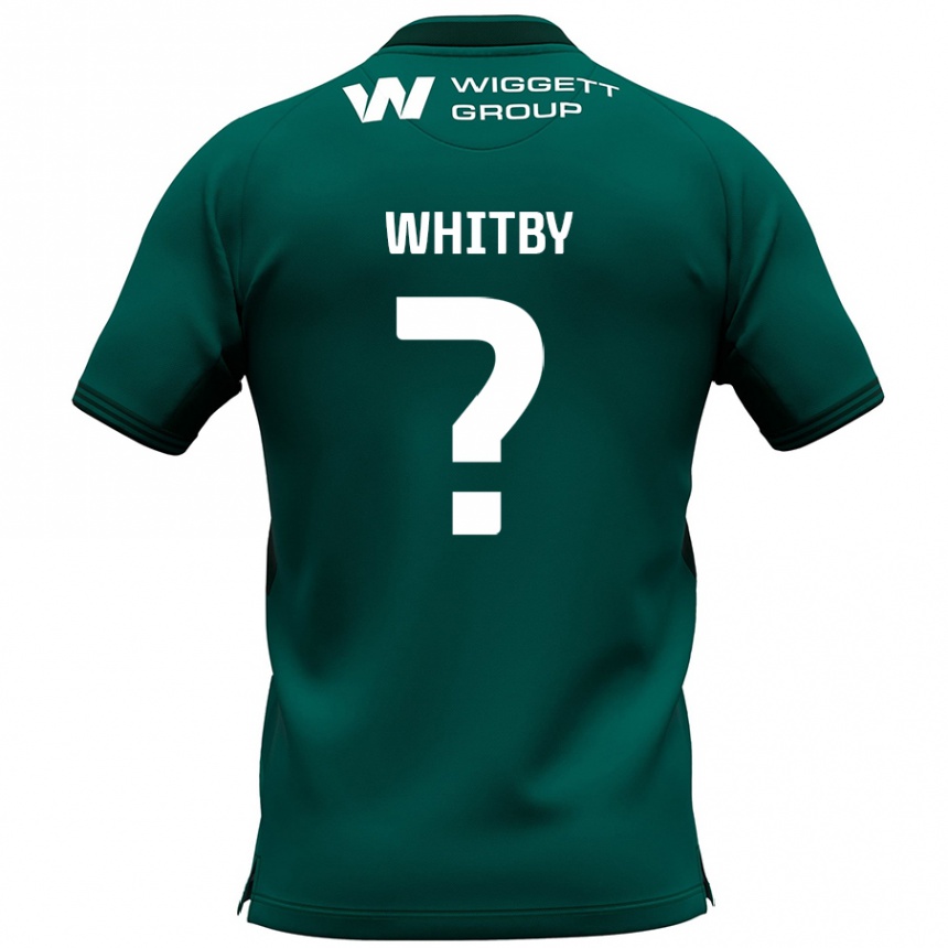 Niño Fútbol Camiseta Oliver Whitby #0 Verde 2ª Equipación 2024/25 Argentina