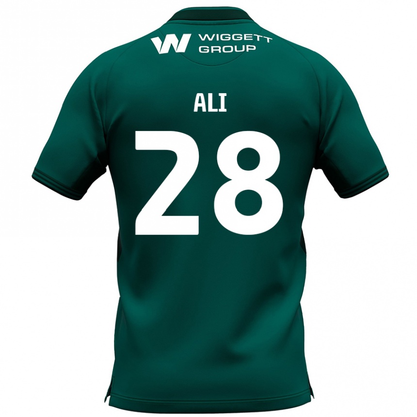 Niño Fútbol Camiseta Francesca Ali #28 Verde 2ª Equipación 2024/25 Argentina