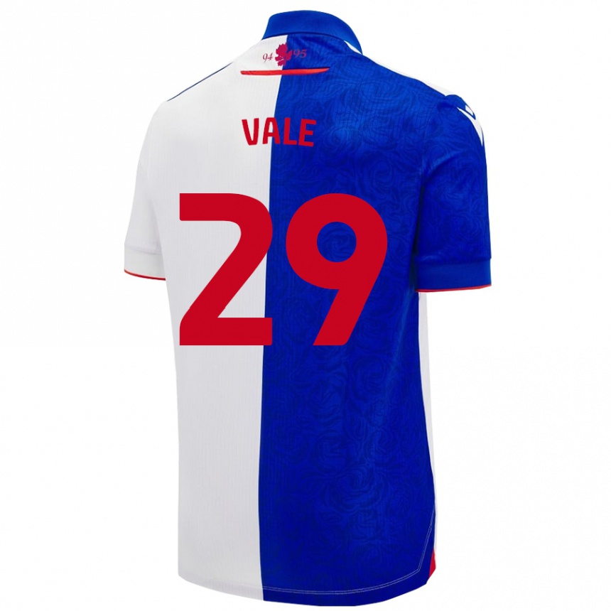 Hombre Fútbol Camiseta Jack Vale #29 Azul Cielo Blanco 1ª Equipación 2024/25 Argentina