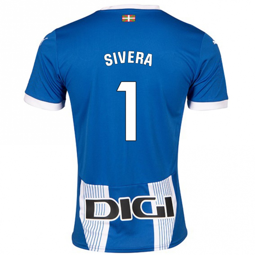 Hombre Fútbol Camiseta Antonio Sivera #1 Azul 1ª Equipación 2024/25 Argentina