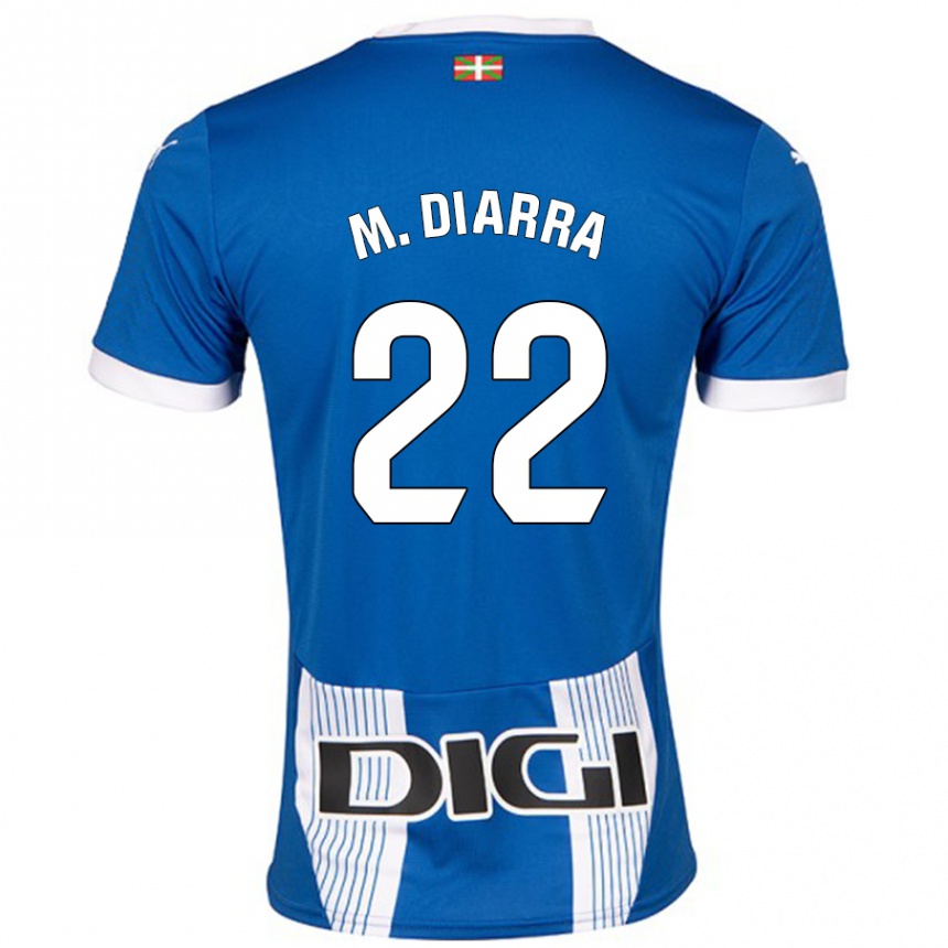 Hombre Fútbol Camiseta Moussa Diarra #22 Azul 1ª Equipación 2024/25 Argentina