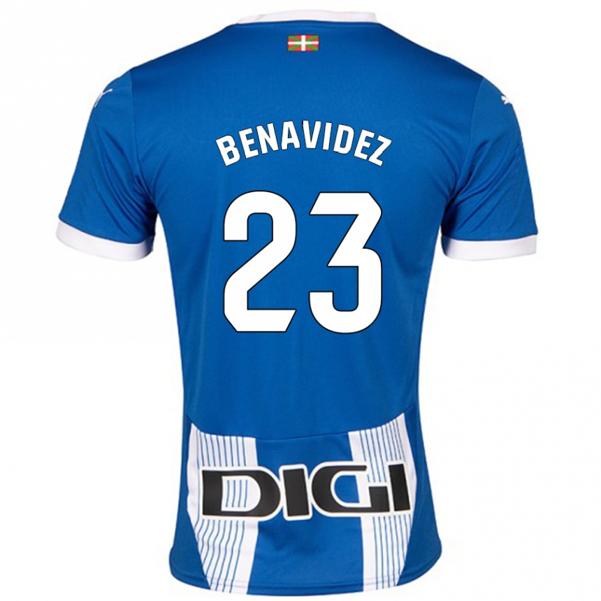 Hombre Fútbol Camiseta Carlos Benavidez #23 Azul 1ª Equipación 2024/25 Argentina