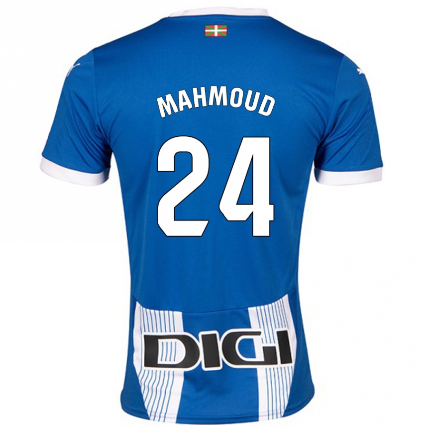 Hombre Fútbol Camiseta Abdallahi Mahmoud #24 Azul 1ª Equipación 2024/25 Argentina